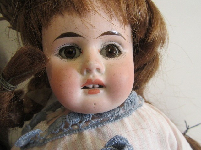 A bisque shoulder head doll Image