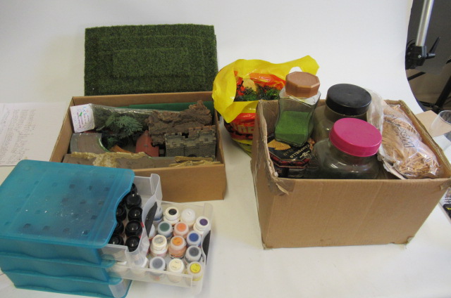 Model making and scenic products for war games or model railways including flocks Image