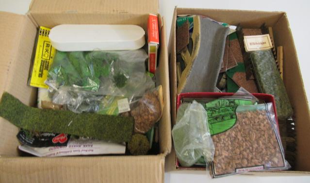 Model scenic products for war gaming or model railways including flocks Image