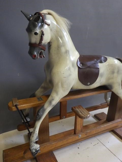 A Haddon Rockers dappled grey rocking horse Image