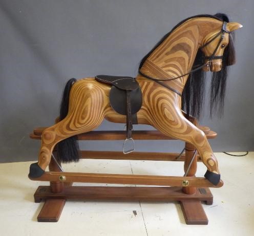 A Wolf House Gallery rocking horse Image