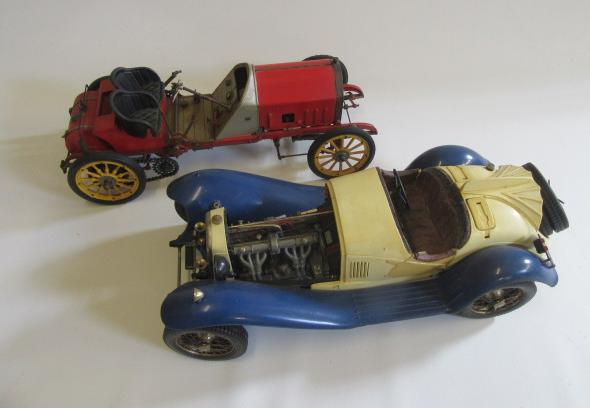 Two Pocher cars comprising Fiat F1 car and Alfa Romeo Image