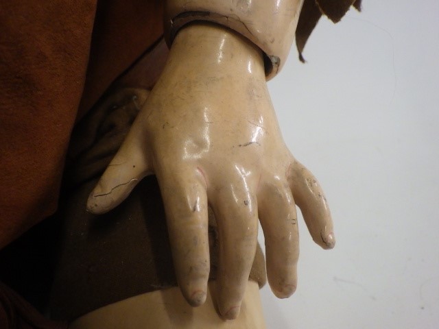 A large Armand Marseille bisque socket head doll Image