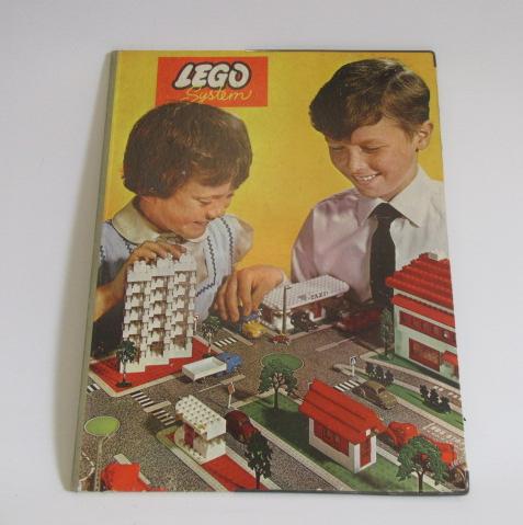 1960's Lego building board with roadway and building locations Image