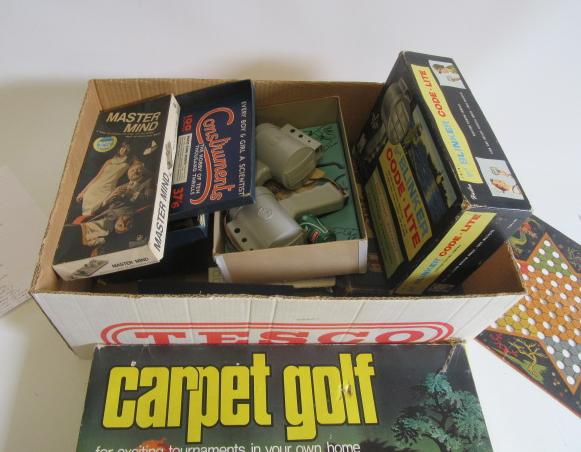 Mixed toys and games including Carpet Golf Image