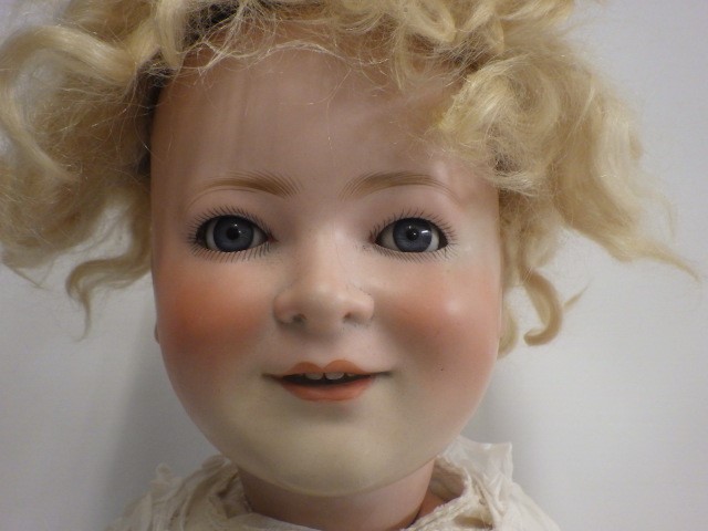 A Porzellanfabrik Burggrub Princess Elizabeth bisque socket head doll Image