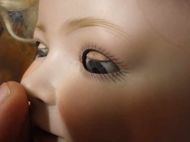 A Porzellanfabrik Burggrub Princess Elizabeth bisque socket head doll Image