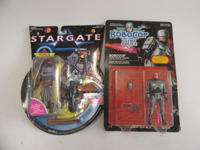 Kenner Robocop figure and Stargate Horus figure Image