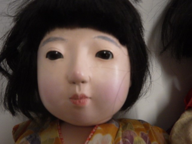 Two Japanese composition head dolls Image