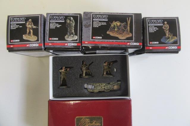 Corgi Forward March figures comprising dead German soldier on barbed wire Image