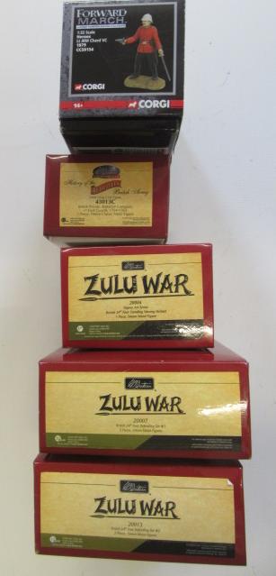 Modern Issue Britains Zulu War figures 20013 British 24th Foot Image