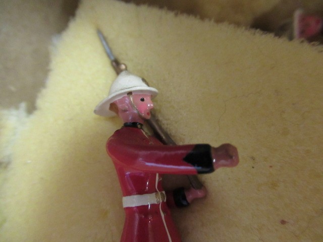 Solid cast copies of Britains Royal Marine Band Image