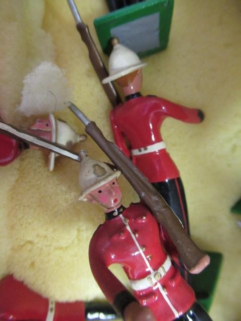 Solid cast copies of Britains Royal Marine Band Image