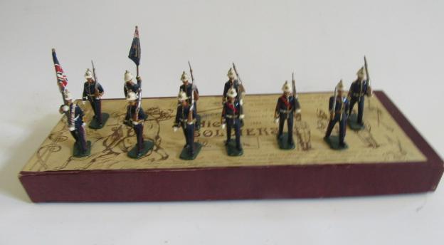 Britains soldiers Royal Marines Colour Escort Image