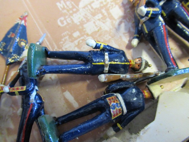 Britains soldiers Royal Marines Colour Escort Image