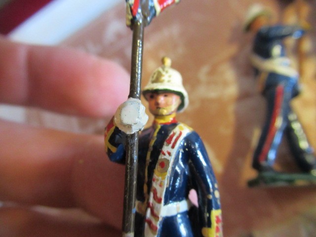 Britains soldiers Royal Marines Colour Escort Image