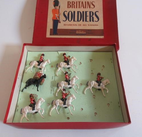 Britains No 1720 Mounted Band Royal Scots Greys Image