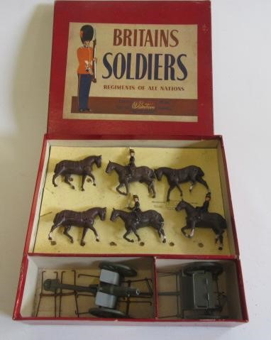 Britains No 2077 Kings Troop RHA Team walking Image