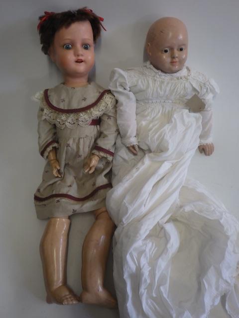 A composition socket head doll Image