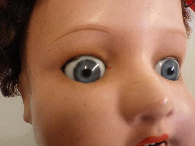 A composition socket head doll Image
