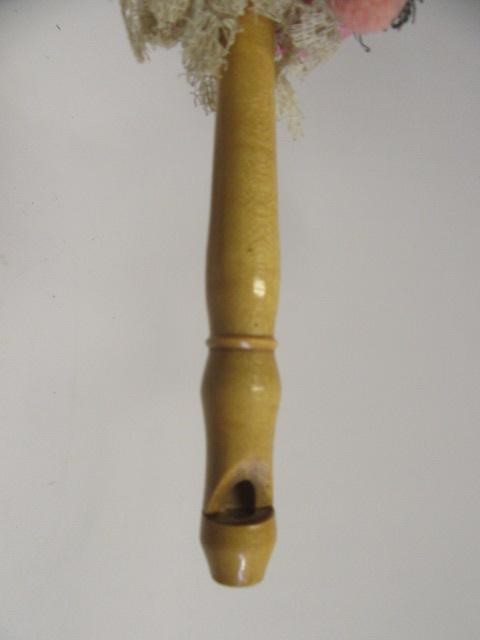 An Armand Marseille bisque shoulder head marotte doll Image