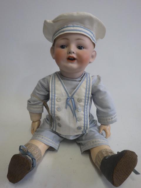 A Franz Schmidt & Co. bisque socket head doll Image