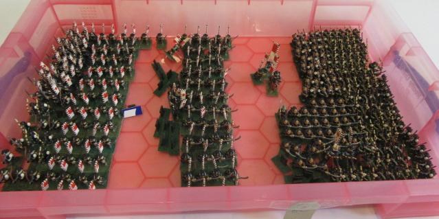 32mm war gaming figures of Chin Dynasty soldiers including bowman Image