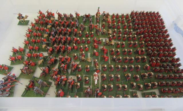 32mm war gaming figures of Roman soldiers Image