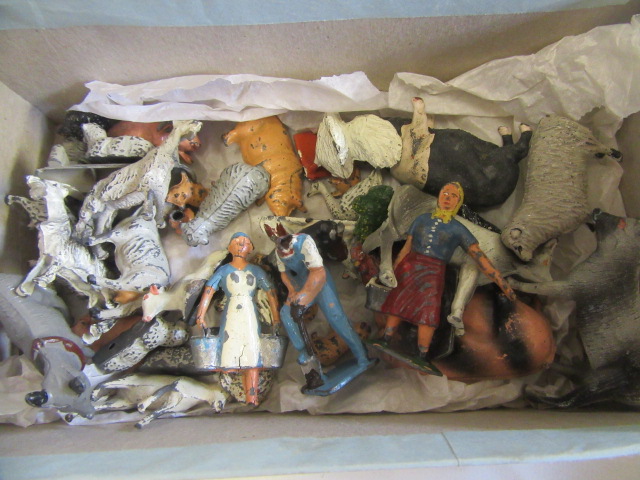 Small quantity of Farm Animals and Figures by Timpo Image