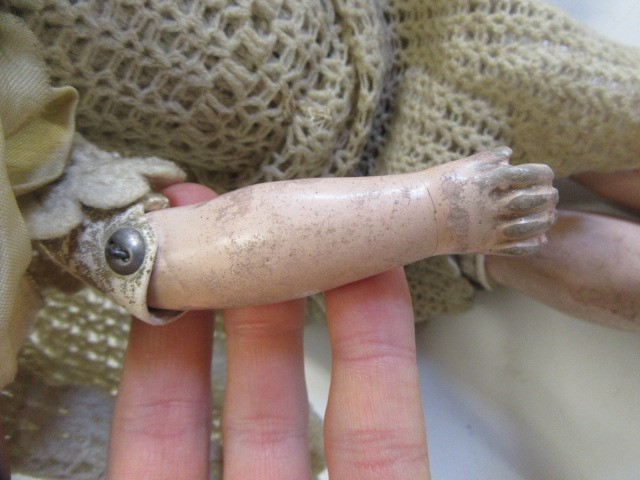 A German bisque shoulder head doll Image