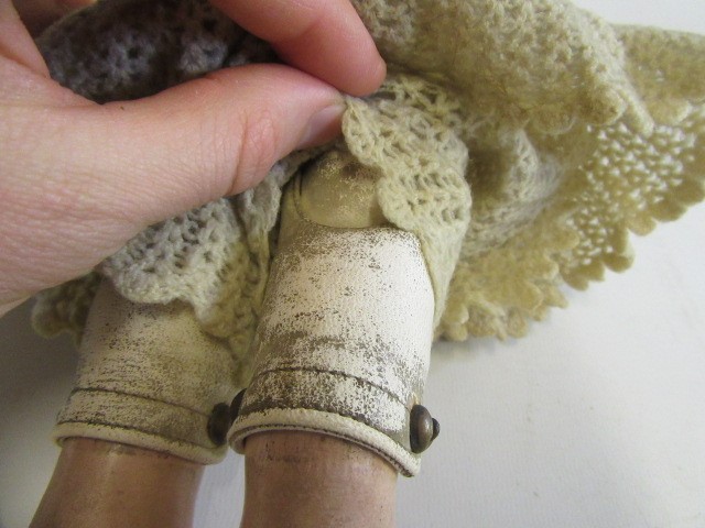 A German bisque shoulder head doll Image