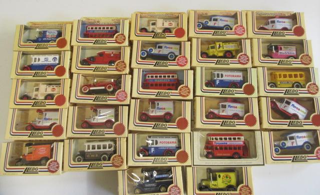 Twenty seven Lledo Days Gone vans and buses Image