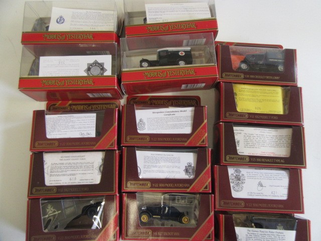 Fifteen Lledo Days Gone Police Vans with certificates Image