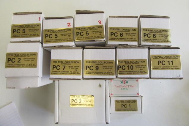 Twelve The Peel Collection Police Car Models by Corgi Image