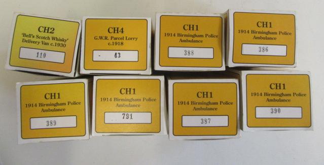 Eight Castlehouse (Lledo) Police Car Models Image