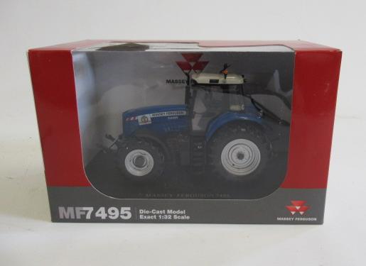 Universal Hobbies Massey Ferguson 7495 Tractor in blue (Est. plus 21% premium inc. VAT) Image