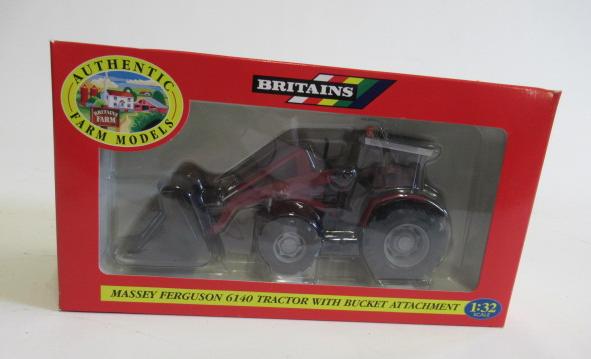 Britains 6140 Massey Ferguson Tractor with bucket attachment Image