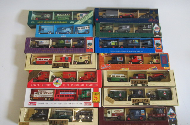 Fourteen Lledo Vintage Vehicle Sets including North Yorkshire Moors Railway Image