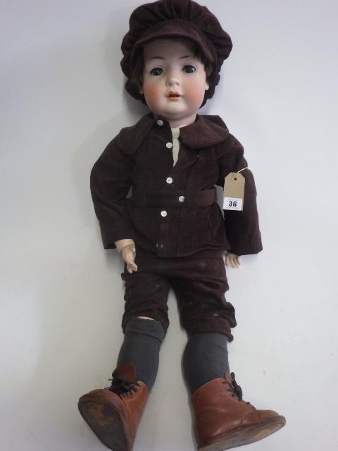 A Bruno Schmidt bisque socket head doll Image