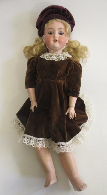 An Armand Marseille bisque socket head doll Image
