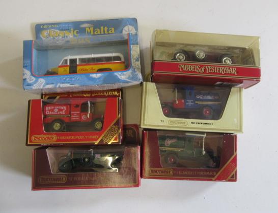 Five Models of Yesteryear and a Malta Bus model Image