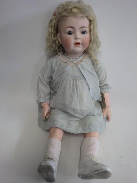 A Franz Schmidt & Co bisque socket head doll Image