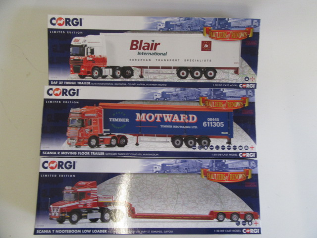 Corgi 1:50 scale trucks comprising Scania R Moving Floor Trailer Image