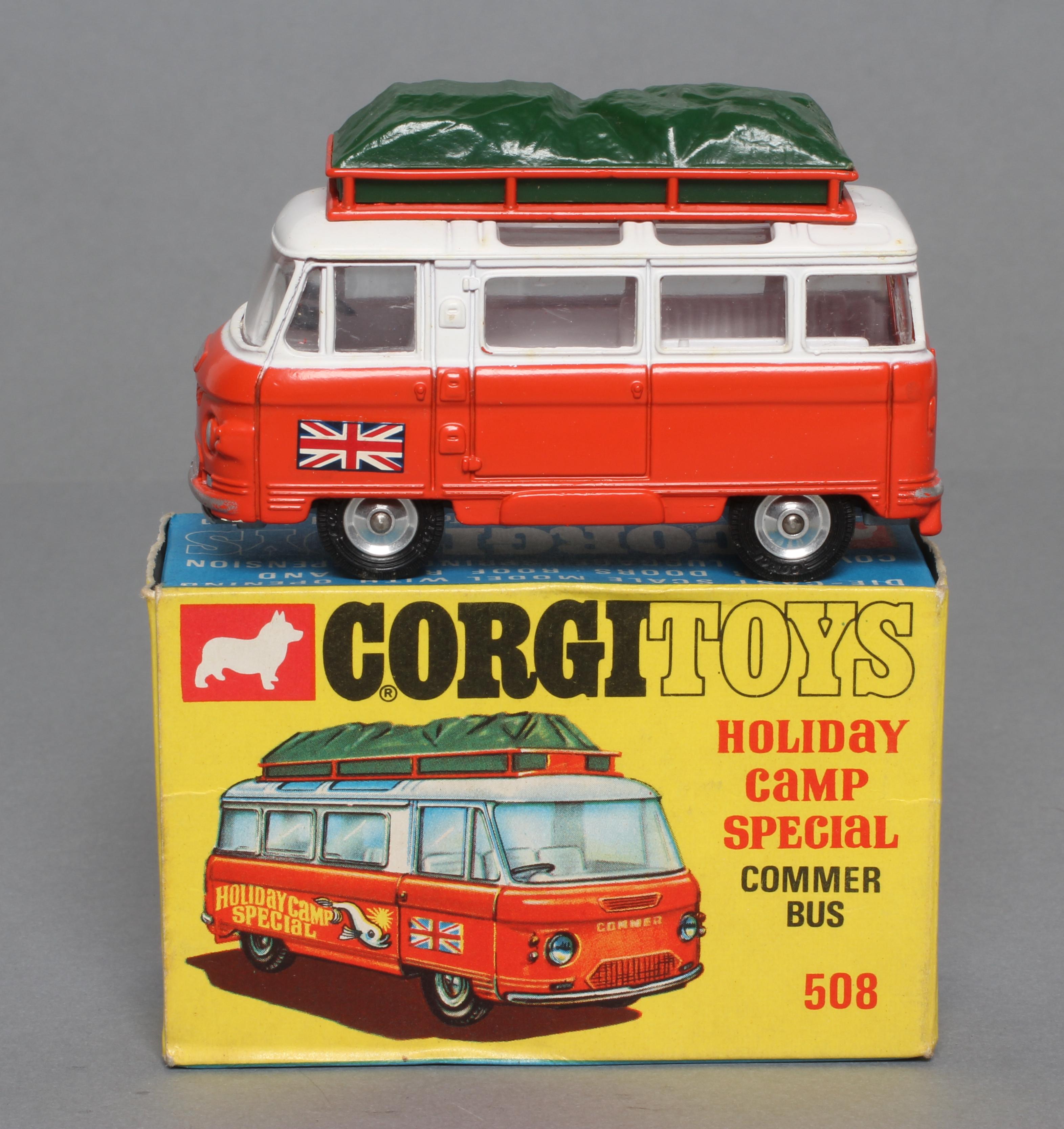 Corgi 508 Holiday Camp Special Commer Bus Image