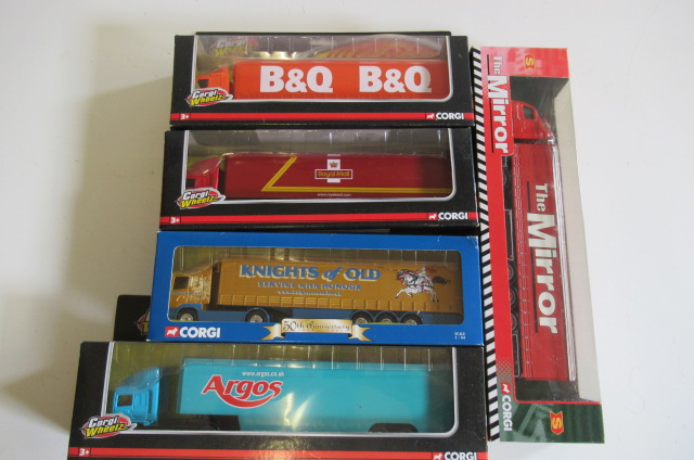 Corgi modern issue trucks including The Mirror Image