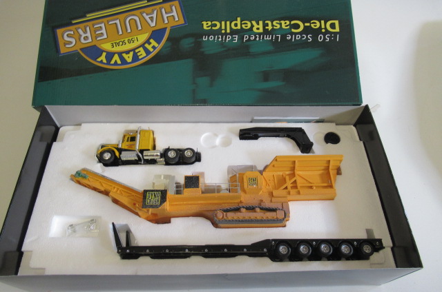 Corgi Heavy Haulage Kenworth with Rock Crusher load Image