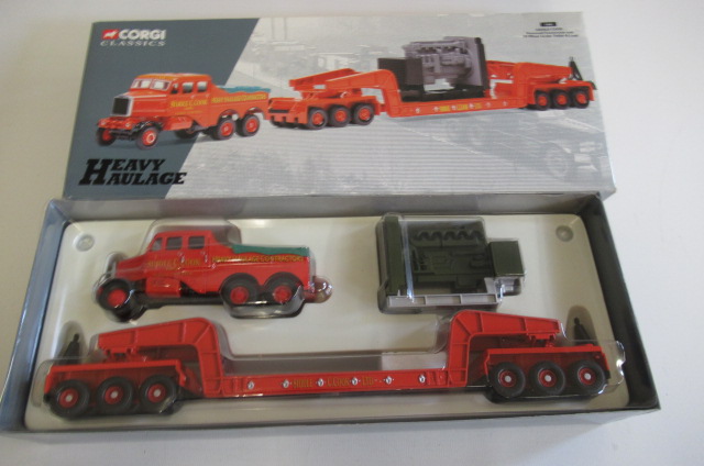 Corgi Heavy Haulers Siddle Cook Scammell with load Image