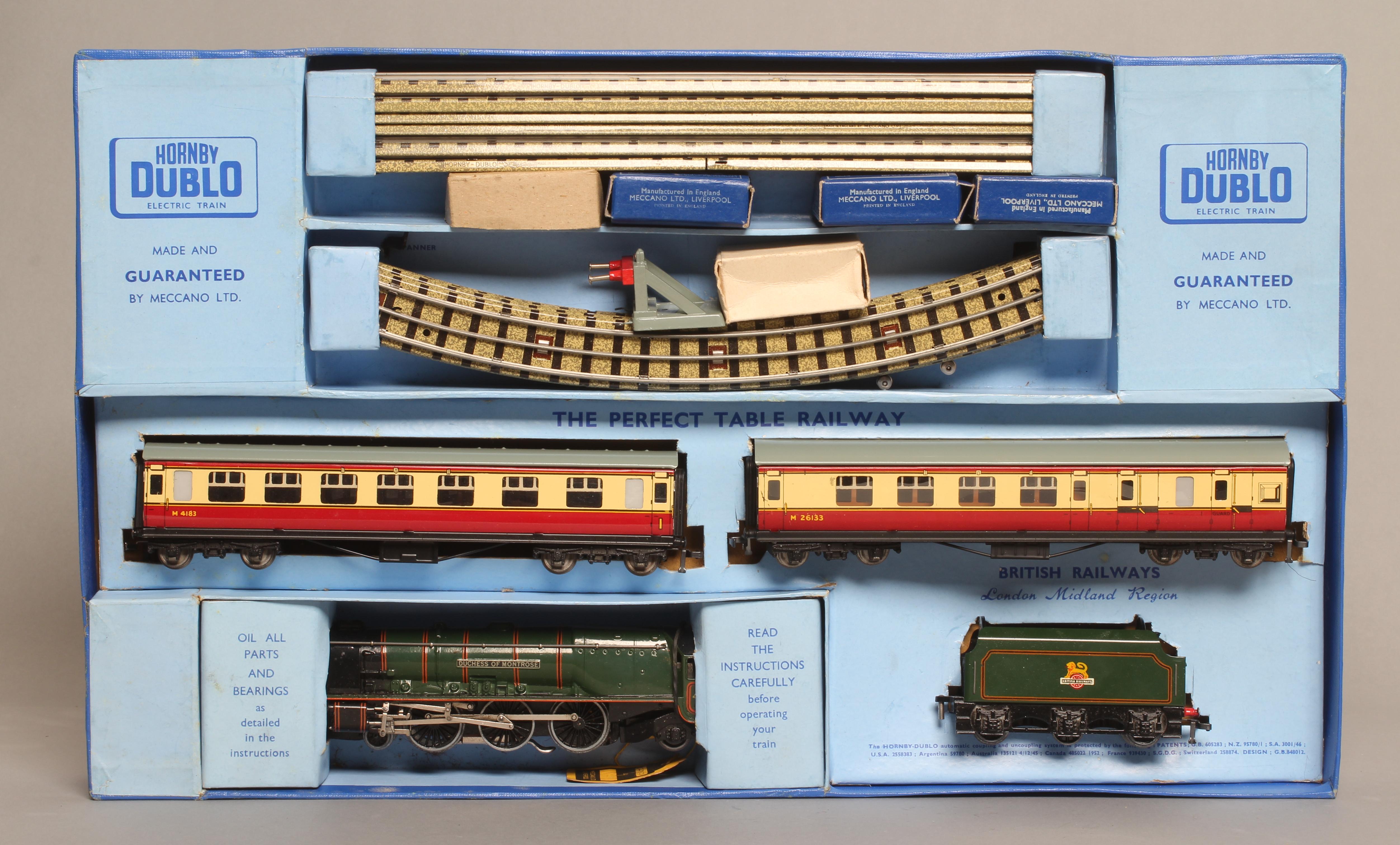 Hornby Dublo EDP12 Train Set with gloss Duchess of Montrose Image