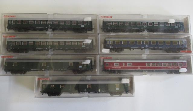 Seven Fleischmann D.B. coaches Image