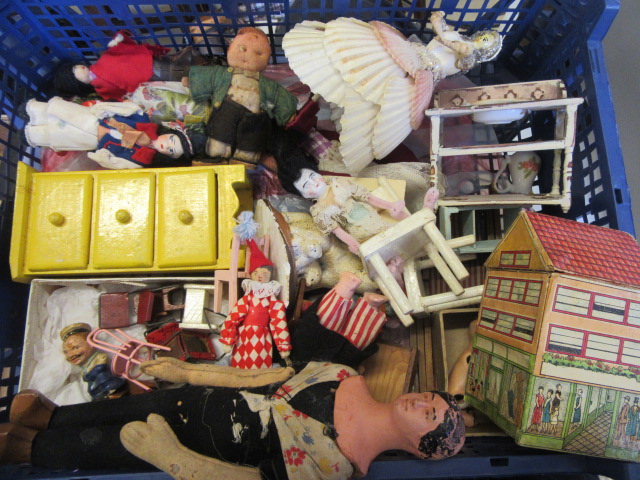 A collection of dolls and ephemera Image